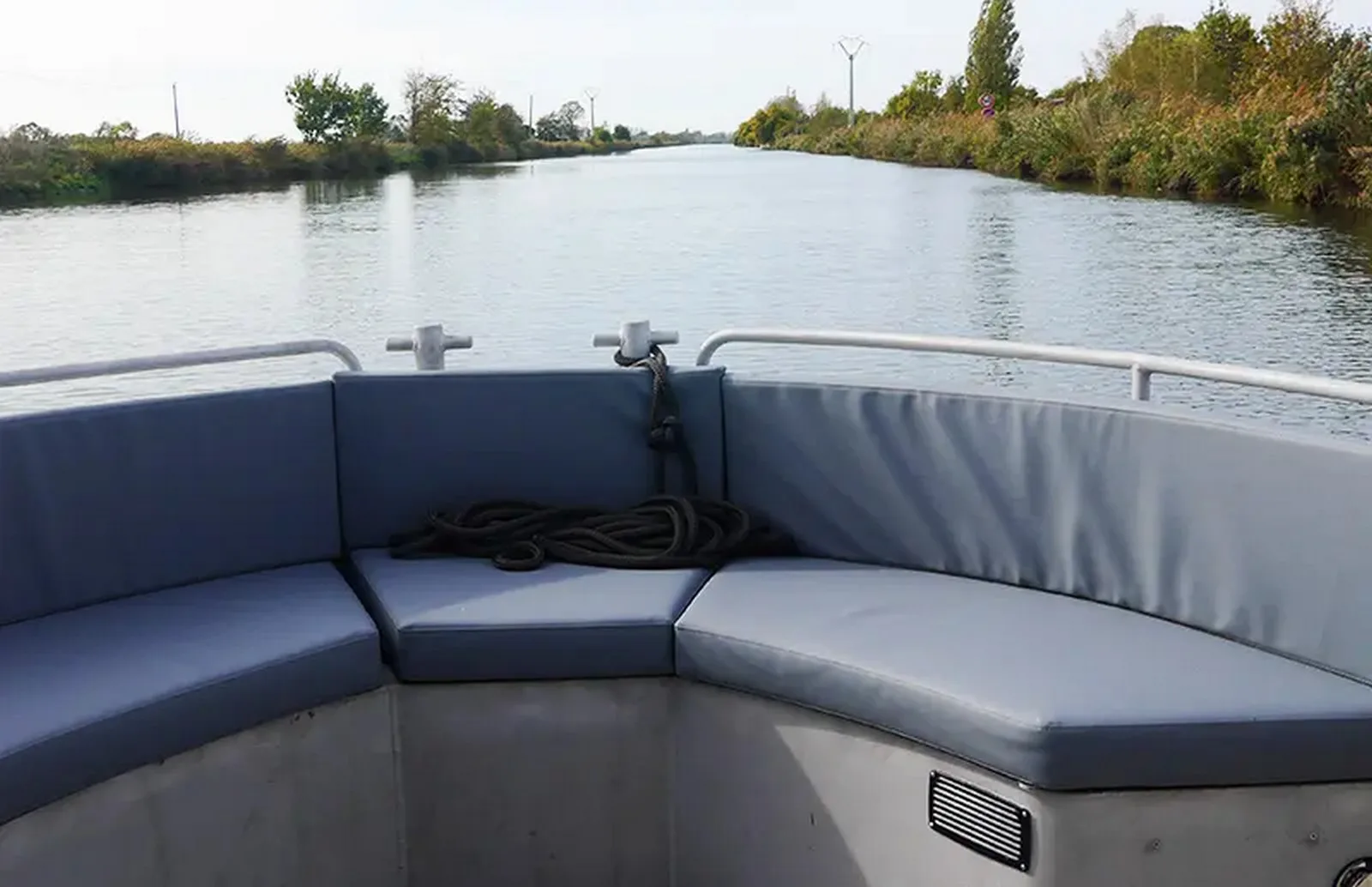 Terrasse bateau habitable