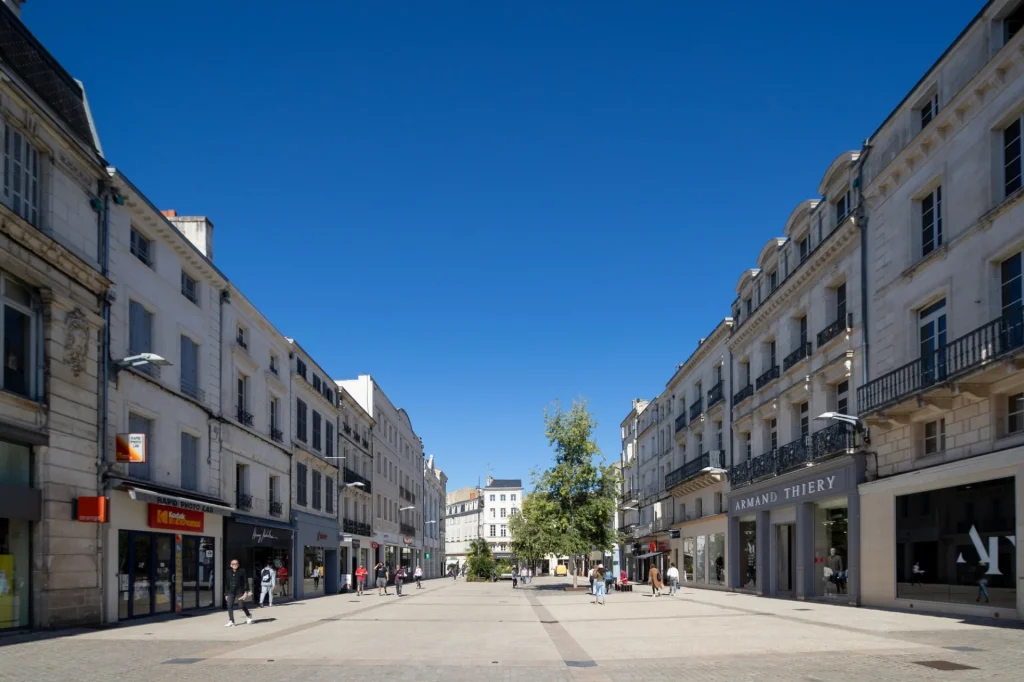 rue-victor-hugo-centre-ville-niort-marais-poitevin