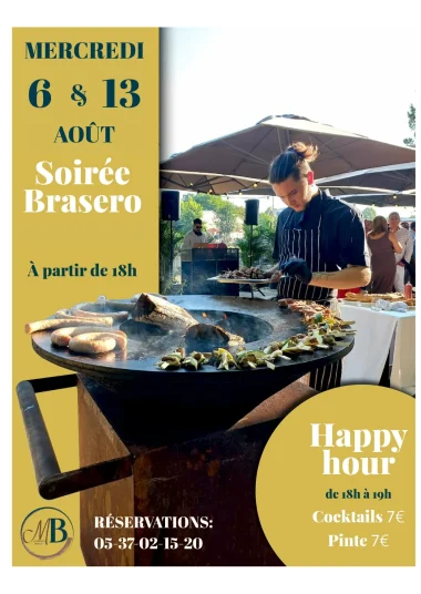Soirée braséro à La Maison Boinot à Niort